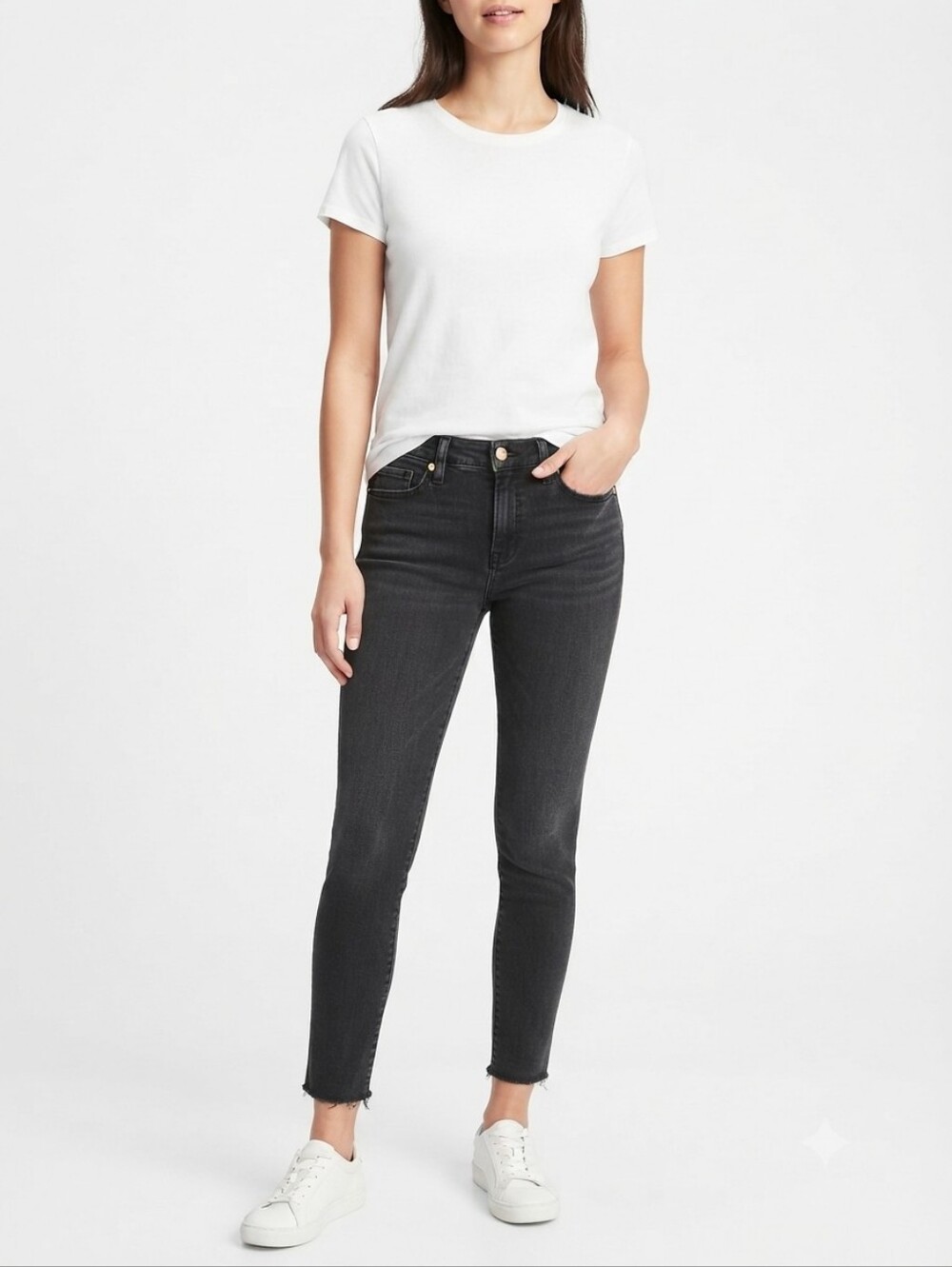 Old Navy Black High-Rise Skinny Jeans - Women's
